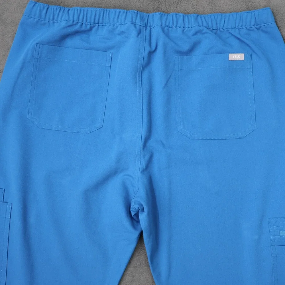 FIGS Scrub Pants Mens XL Blue Excellent Technical Collection TM3001 Straight Leg